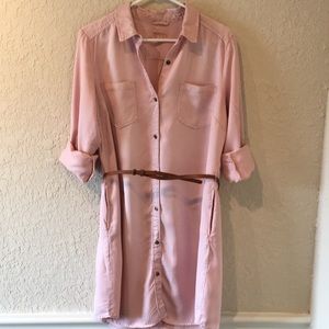 Merona Rose Pink Shirtdress